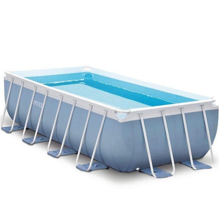 Piscina Intex Prism Frame cu cadru metalic 400 x 200 x 100cm. Sistem de filtrare inclus.